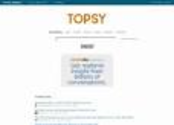 Topsy - Instant social insight