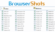 Your suggestions for alternatives to @browsershots #browsershots #webtoolswiki | Browser shots - test your website in all browsers for free