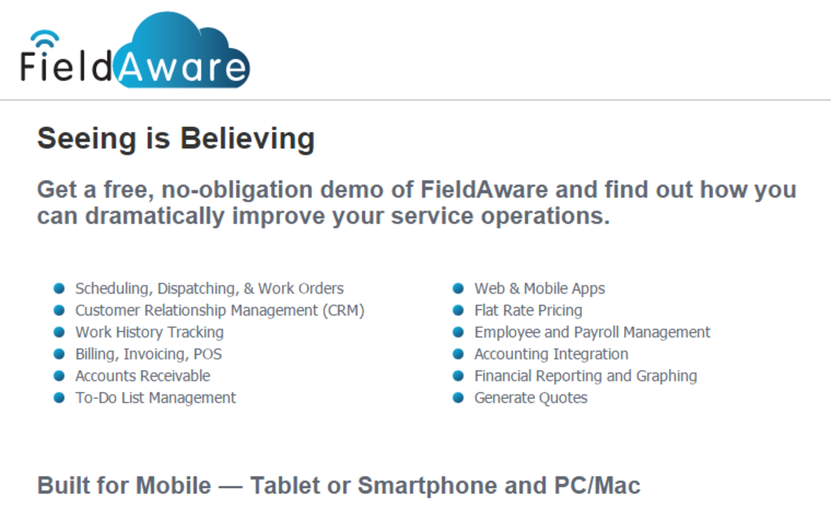 Headline for Your top tips for using @fieldaware #Crowdify #GetItDone