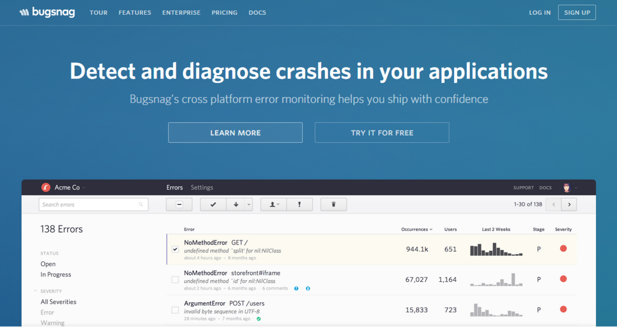 Headline for Your top tips for using @bugsnag #Crowdify #GetItDone