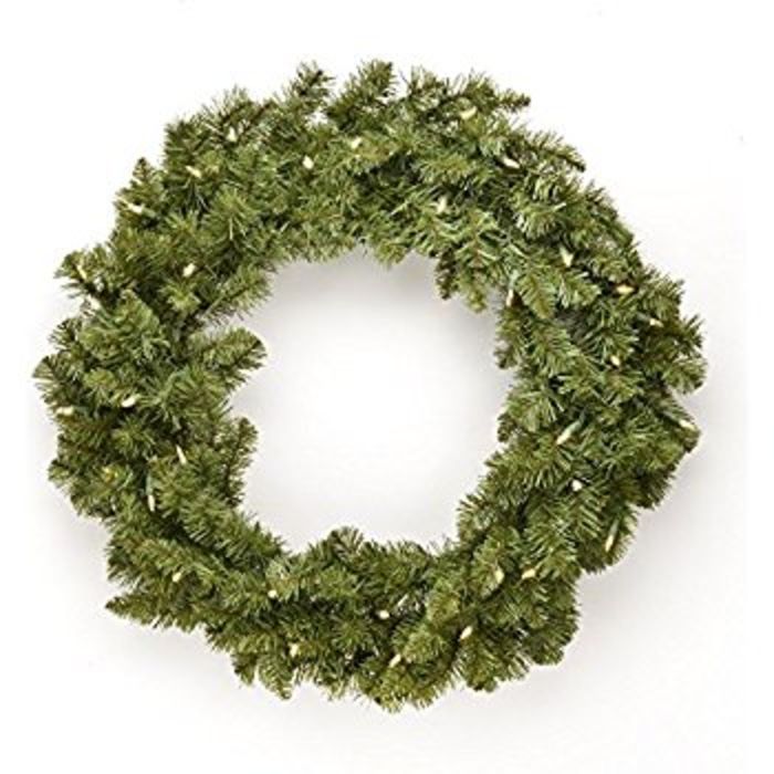Diy pre lit artificial christmas wreaths ideas  a listly list Diy pre lit artificial christmas wreaths ideas  a listly list