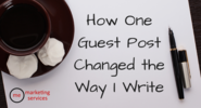 Top 10 Blog Posts of 2014 | How One Guest Post Changed the Way I Write - ME Marketing Services, LLC