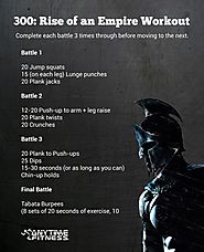 300: Rise of an Empire Bodyweight Workout
