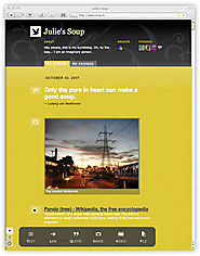 SOUP. Too creative for just a profile? Way too busy to blog?