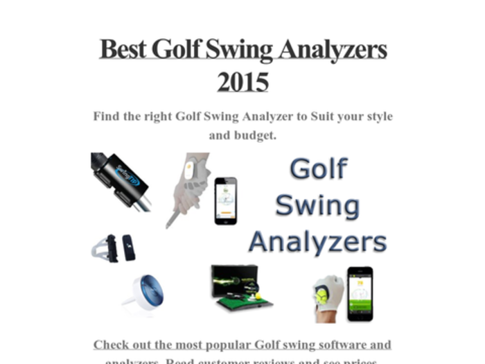 game golf swing analyzer