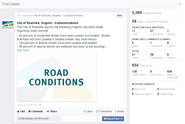 City of Roanoke Virginia 2014 Facebook Snow Event
