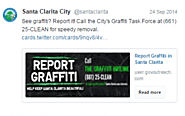 The City of Santa Clarita - Call the Graffiti Hotline