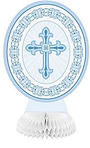 Blue Honeycomb Decorations
