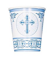 Radiant Cross Blue Cup