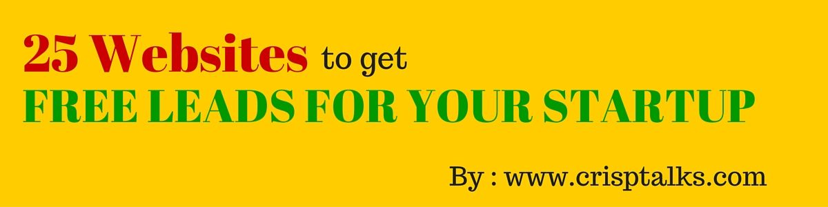 Headline for 25 Websites where you must List your STARTUP