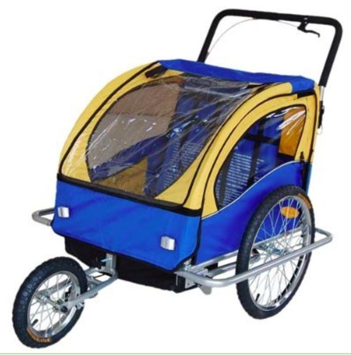 bike trailer that converts to jogging stroller