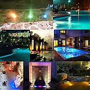 Top 10 Best Submersible Solar Pond Fountain LED Lights Reviews 2018-2019