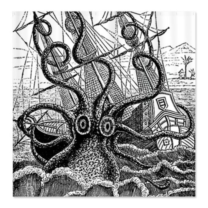 Best Black and White Octopus Shower Curtain Designs A Listly List