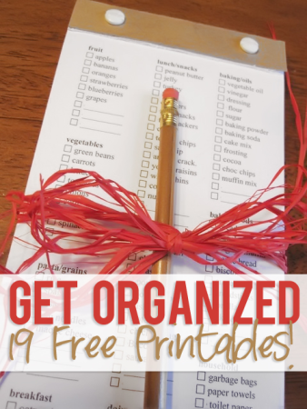Free Organizing Printables | A Listly List