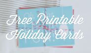 Free Printable Holiday Cards