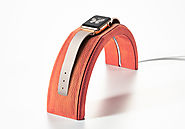 Calaypso Crystal TIMELESS MOMENT Leather Dock for Apple Watch