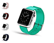 Wearlizer: Genuine Leather Replacement Strap for Apple Watch ($18.99)