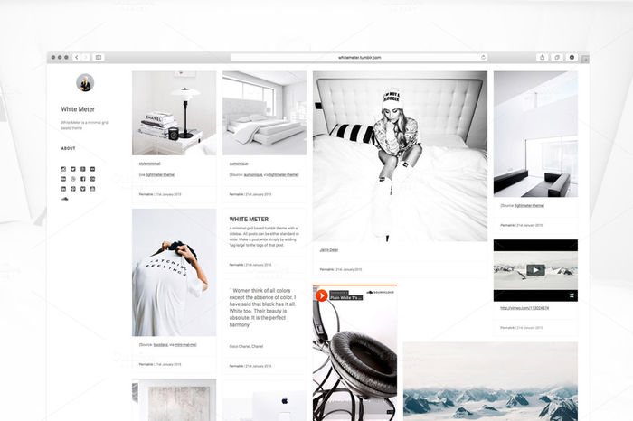 10 Tumblr Themes Under A Listly List