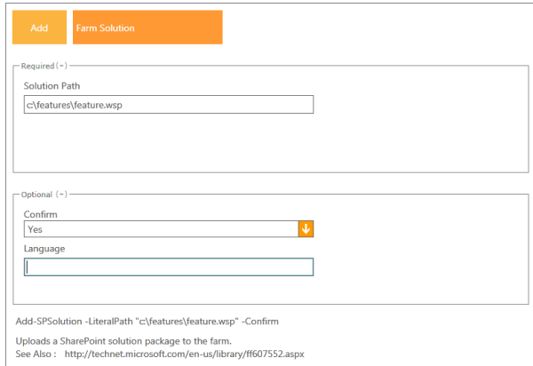 Windows PowerShell Command Builder for SharePoint 2013 Products and Office 365