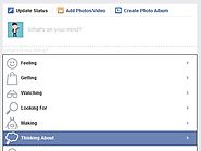 Facebook Status Updates: Getting, Making, Thinking About, Meeting?