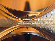 User interface design in practice - University of Auckland Business School