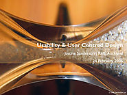 Usability and user-centred design
