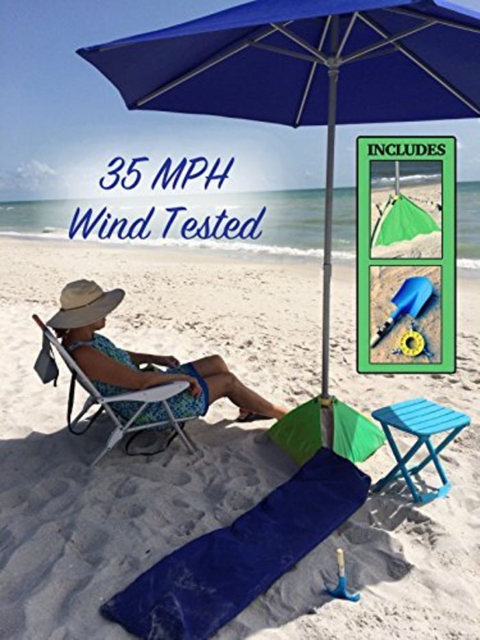 Best Heavy Duty Beach Umbrella Sun Shade And Wind