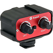 Kopul CMX-1 Two-Channel Mini Mixer with Shoe Bracket