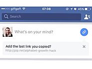 Facebook to Users: Add the Last Link You Copied?