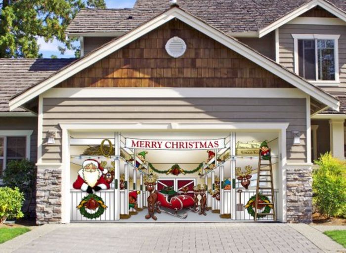 Where Garage Door Decorations For Christmas 2025 Crossword Clue