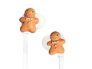 Ankit Toons Ergonomic Noise Isolating Earphones - Gingerbread Man