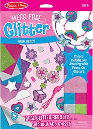 Mess-Free Glitter Foam Beads