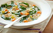 Chicken and Brown Rice Soup