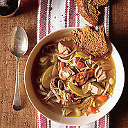 Chicken Soup with Cabbage and Apple Recipe