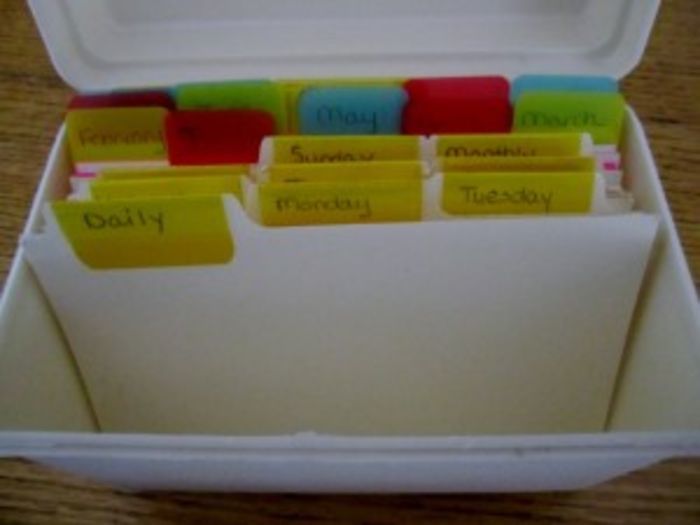 Organize Your Life with Index Cards A Listly List
