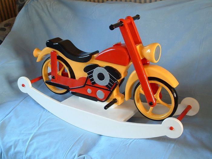 motorcycle rocking horse