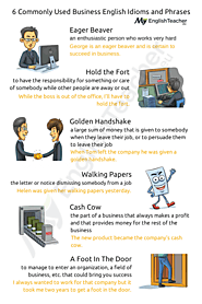 15 Business English Idioms and Phrases In Use - MyEnglishTeacher.eu