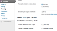 WordPress › Chords and Lyrics " WordPress Plugins