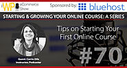 Tips for Starting Your First Online Course with Carrie Dils