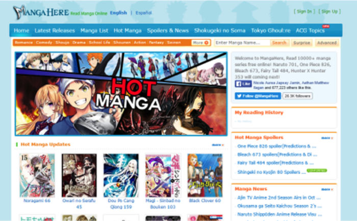 Top 10 Best Manga Websites to Read manga Online Free | A Listly List