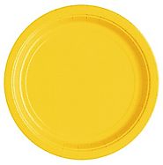 Sunflower Yellow Paper Plates