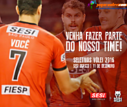 Seletiva de vôlei masculino e feminino no SESI 11-18/12