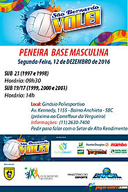 Peneira de voleibol masculino em São Bernardo do Campo - SP 12/12