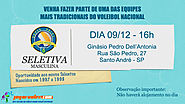 Seletiva msculina de voleibol em Santo André - SP 09/12