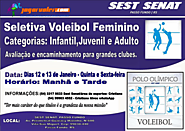 Seletiva de voleibol feminino Passo Fundo - RS 12-13/01
