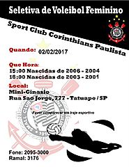 Seletiva de voleibol feminino no Corinthians em SP - 02/02