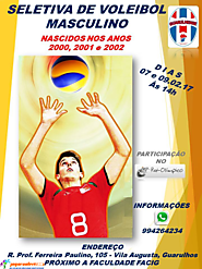 Seletiva de voleibol masculino em Guarulhos - SP 07 e 09/02