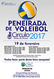 Peneira de vôlei feminino e masculino em Curitiba - PR 19/02