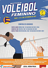 Peneira vôlei feminino no Praia Clube - Uberlândia - MG 1-3/02