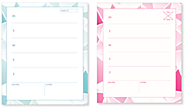 Post-it® Weekly Calendar